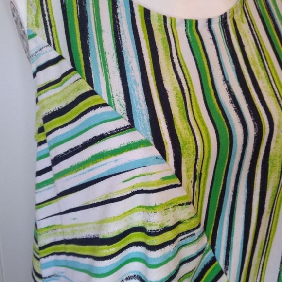 Kim Rogers Striped Tank Top. Small - Picture 4 of 9